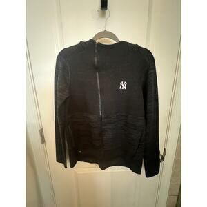 Women's Yankees Levelwear Heathered Charcoal Cora Asymmetrical Full-Zip M Jacket